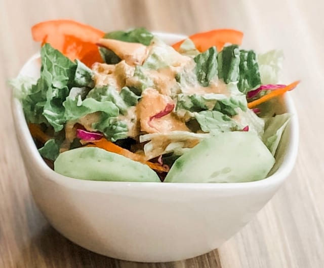 House Ginger Salad.